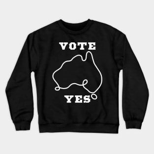 Vote yes design Crewneck Sweatshirt